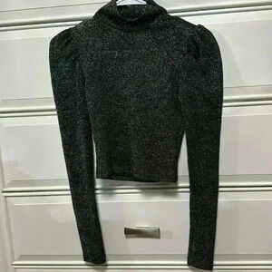 H&M Divided Metallic Top